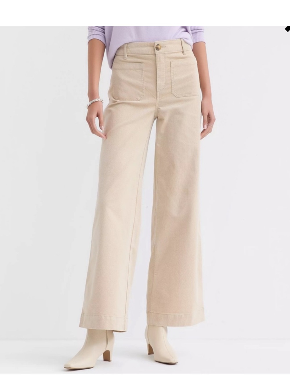 Loft The Palmer Corduroy Wide Leg Pants